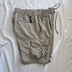 Simms Men’s Fishing Cargo Shorts Size M Long | Nylon Utility Shorts